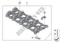 Cylinder head/intermediate housing for MINI Cooper D 1.6 2012