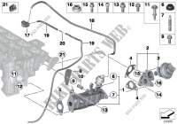 Emission reduction cooling for MINI Cooper D 1.6 2012