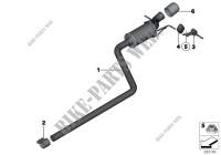 Exhaust system, rear for MINI Cooper SD 2011