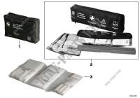 BMW Genuine Emergency First Aid Travel Kit+Transparent Bag 51477158344 