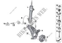 Front Spring strut/Carrier/Wheel bearing for MINI Cooper S ALL4 2012