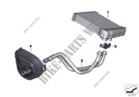 Heater radiator/mounting parts for MINI Cooper 2012