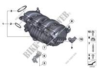 Intake manifold system for MINI Cooper 2012