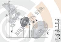Kit, wheel bearing, front / Value Line for MINI Coop.S JCW GP 2006
