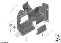 Lateral trunk floor trim panel for MINI Coop.S JCW 2011