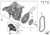 Lubrication system/Oil pump with drive for MINI Cooper D 2.0 2010