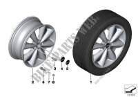 MINI LA wheel Conical Spoke121 for MINI Cooper D 2.0 2010