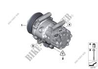RP air conditioning compressor for MINI Cooper 2012