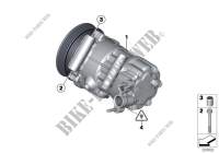 RP air conditioning compressor for MINI Cooper D 2.0 2011