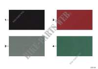 Sample page, interior trim colours for MINI One D 2002
