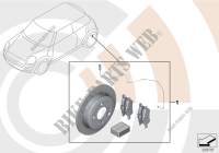 Service kit, brake discs / Value Line for MINI Cooper S 2000