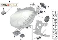 Single parts, xenon headlight for MINI Cooper 2012