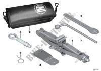 Tool kit/Lifting jack for MINI Cooper 2012