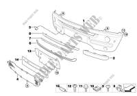 Trim panel, front for MINI One 1.6i 2000