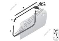 Trims and seals, door, front for MINI Cooper SD 2011