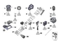 Various switches for Mini Cooper 2012