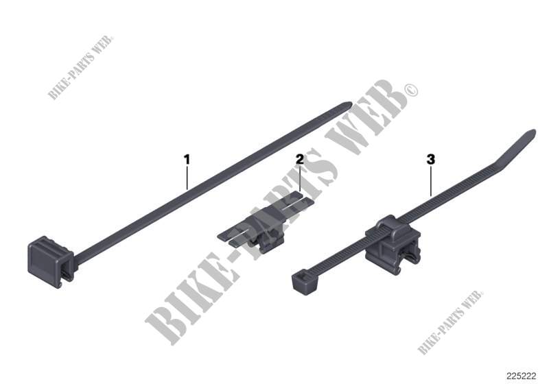 Cable harness fixings for MINI Cooper ALL4 2012