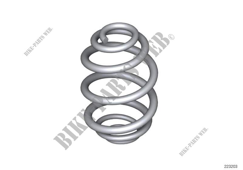 Coil spring, front for MINI Cooper 2006
