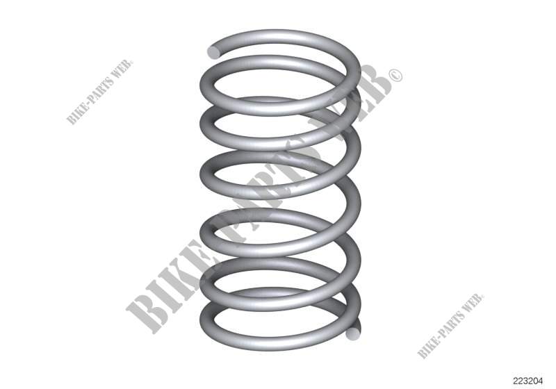 Coil spring, rear for MINI Coop.S JCW 2011