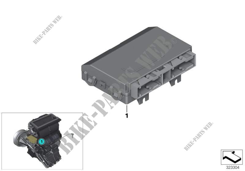 Control unit air conditioning sys. for MINI JCW ALL4 2015