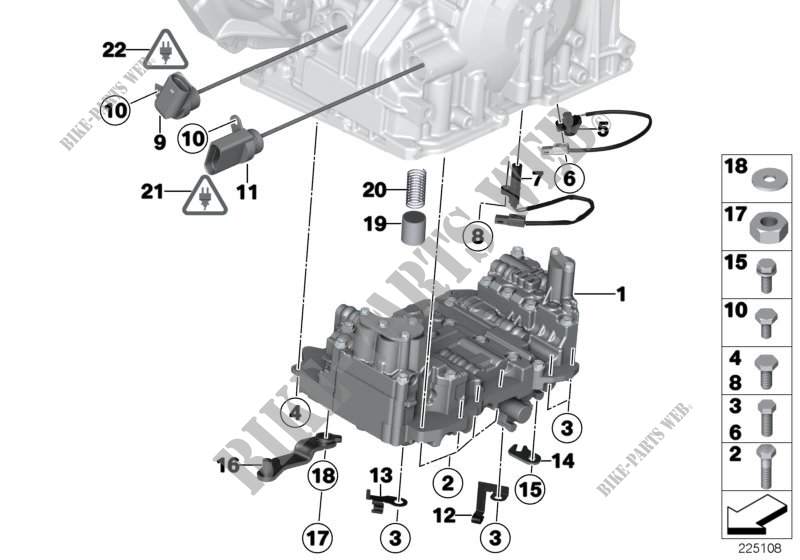GA6F21WA control unit and mounting parts for MINI Cooper 2012