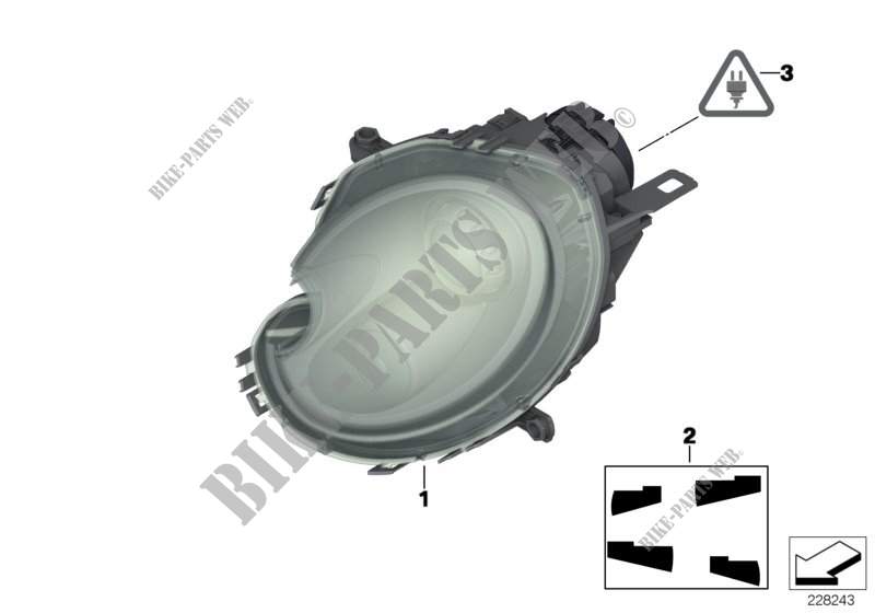 Headlight for MINI Cooper D 2.0 2010