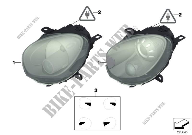 Headlight for MINI Cooper SD 2012