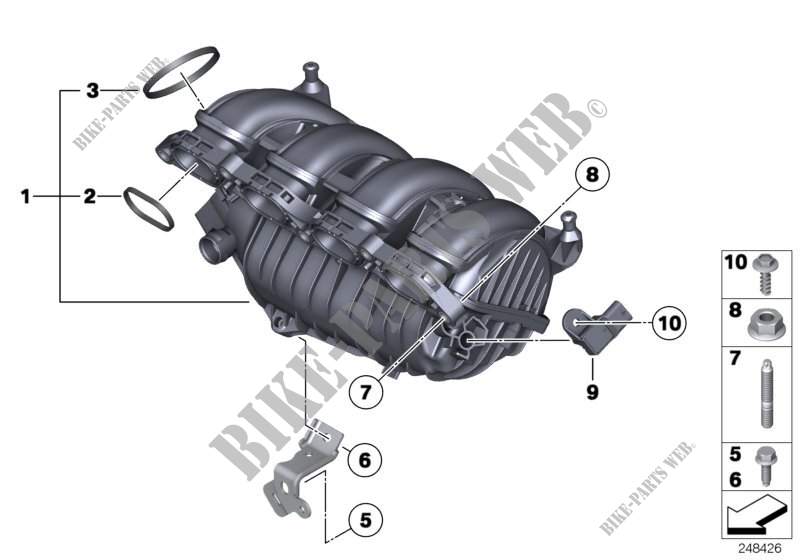 Intake manifold system for MINI Cooper 2012