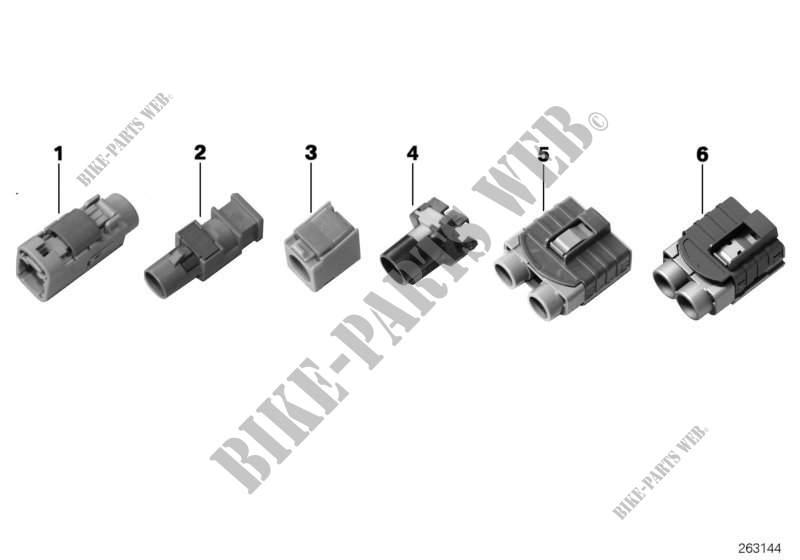 Repair parts, coaxial cable, housing for MINI Cooper S 2014