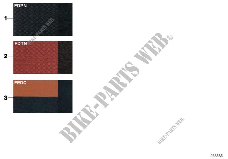 Sample page,uphls.colours,leather/fabric for MINI Cooper S 2002