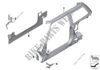 Body side frame parts for MINI Cooper S 2000