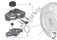 Brake master cylinder/expansion tank for MINI Cooper S 2017