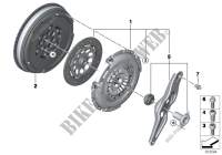 Clutch/twin mass flywheel for MINI Cooper S 2013