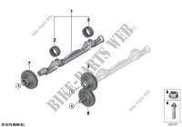 Crankshaft drive mass compensator for MINI Cooper S 2013
