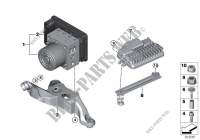 Hydro unit DSC/control unit/fastening for MINI Cooper S 2013