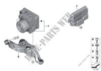 Hydro unit DSC/control unit/fastening for MINI Cooper S 2014