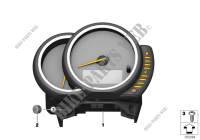 Instrument cluster for MINI JCW ALL4 2015