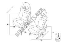 JCW Sports seat Recaro for MINI Cooper D 1.6 2009