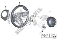 JCW steering wheel rim, leather for MINI Cooper S 2013