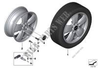 MINI LA wheel Heli Spoke 492   15\ for Mini Cooper D 2013