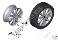 MINI LA wheel Propeller spoke 503   17\ for Mini Cooper D 2013