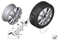 MINI LA wheel Race Spoke 498   17\ for Mini Cooper D 2013
