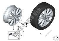 MINI LA wheel Radial Spoke 508 for Mini Cooper D 2013