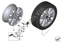 MINI LA wheel Tentacle Spoke 500   17\ for Mini Cooper D 2013