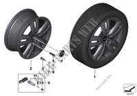 MINI LA wheel Track Spoke 501   17\ for Mini Cooper D 2013