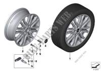 MINI LA wheel Vanity spoke 504   18\ for Mini Cooper D 2013