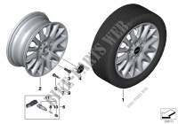 MINI LA wheel Victory Spoke 495   16\ for Mini Cooper D 2013
