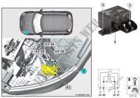 Relay, electric fan motor K5 for MINI JCW 2014