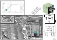 Relay, engine ventilation heating K6539 for MINI Cooper 2012
