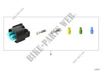 Repair kit, socket housing, 3 pin for MINI Cooper 2012